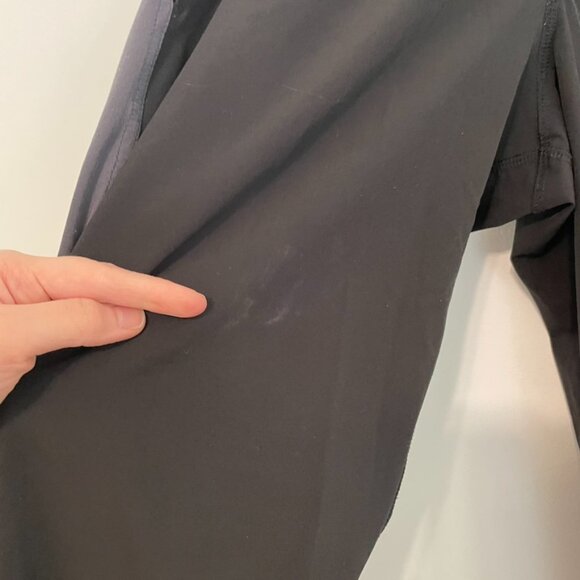 C9 BY CHAMPION Semi Fitted Drawstring Capri Pant Black Gray Colorblock Active L - Picture 8 of 15